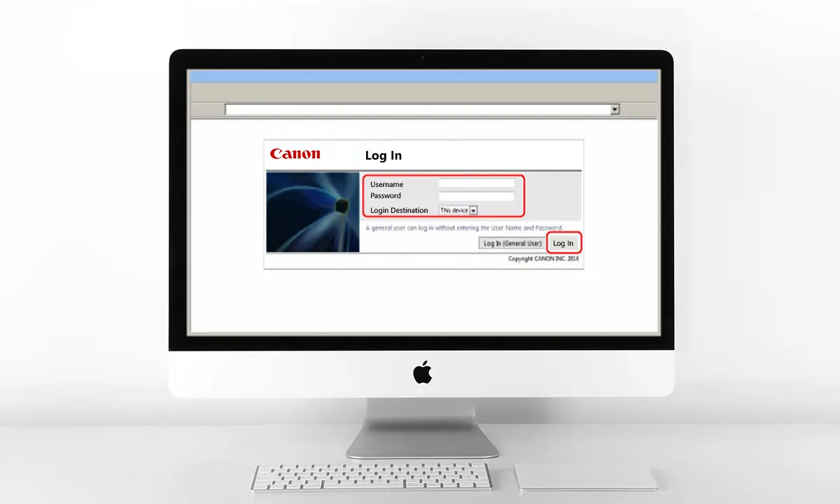 Canon Printer Account Launch a web browser